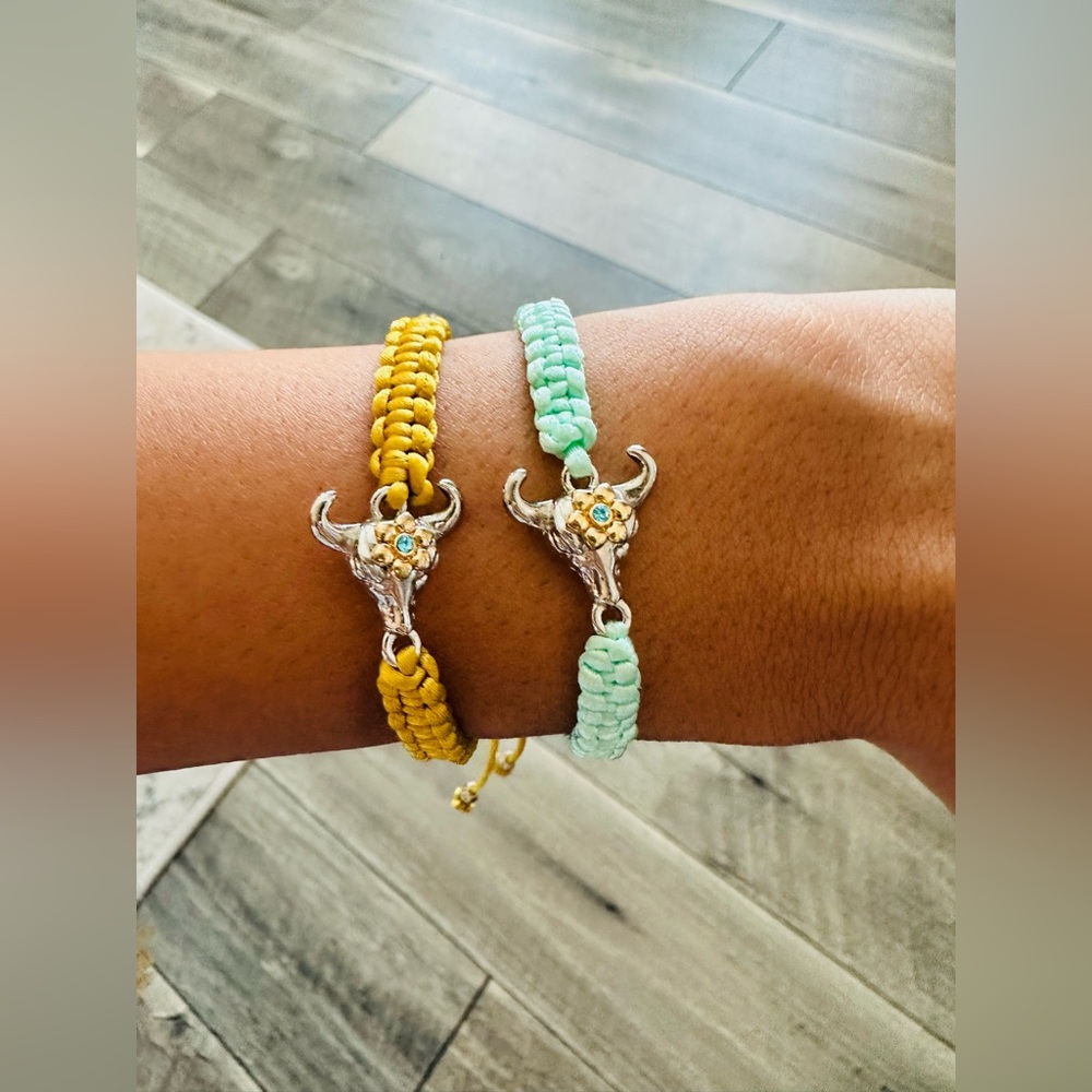 ⭐️2 for $10 Handmade Bull Head Adjustable Bracelet